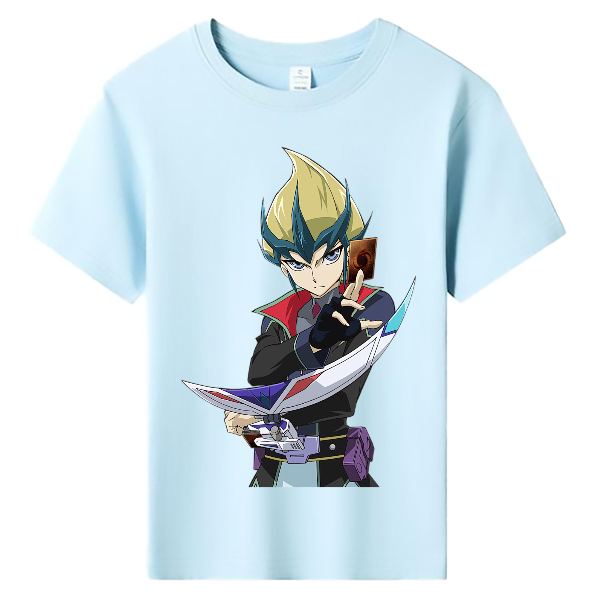 （画像用） 遊☆戯☆王 Yu-Gi-Oh! 綿100％キッズTシャツ（フロントプリント）